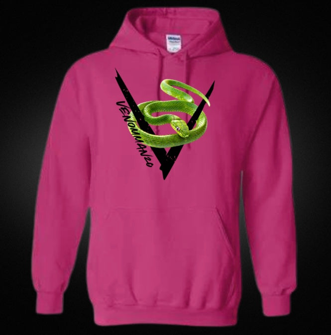 Venomman20 Featuring Green Mamba Unisex Hoodie