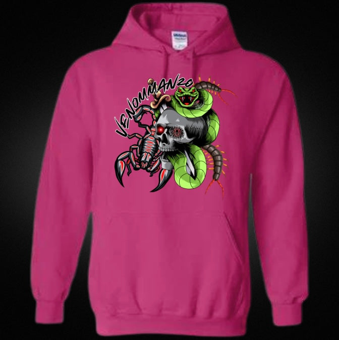 Venomman20 Featuring Snake, Scorpion and Centipede Unisex Hoodie