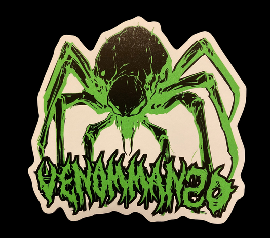 Venomman20 Spider Large 4" Waterproof Sticker